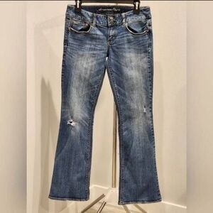 Boot cut American eagle jeans size 8